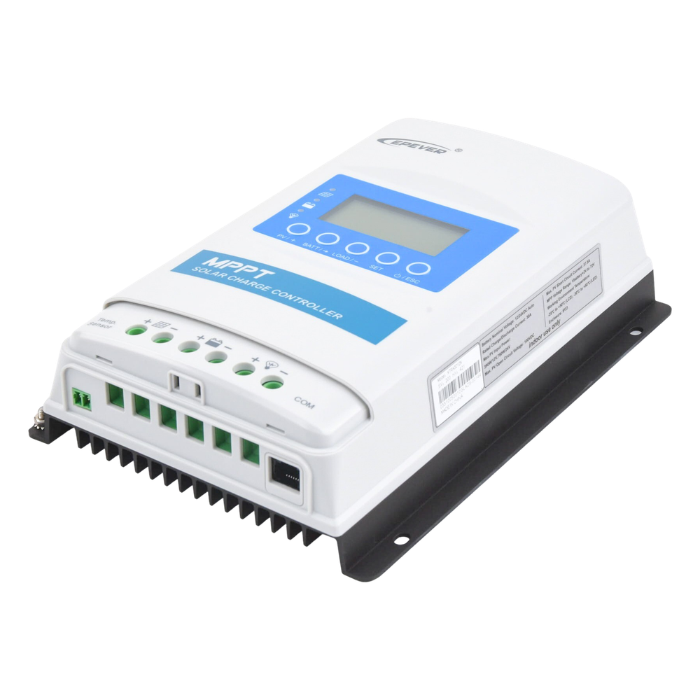 Controlador Solar MPPT 30A 12/24V, Máximo Voltaje de Circuito Abierto Voc 100Vcd, EPEVER 3
