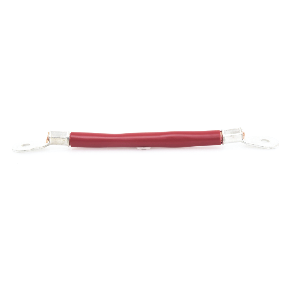 Cable para Baterías, 0.2 m, rojo, Calibre 2 AWG con Terminales de Ojo en Ambos Extremos 3