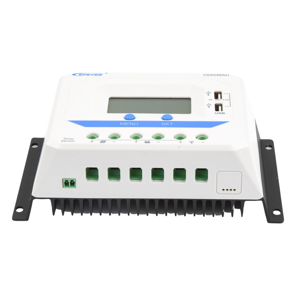 Controlador Solar de Carga PWM 12/24/36/48 V 45 A, Salida USB, con Display, EPEVER 2