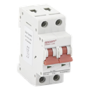 Interruptor termomagnético 2P 32A, Corriente Directa 800Vcd para Aplicación Fotovoltaica Montaje Riel DIN 4