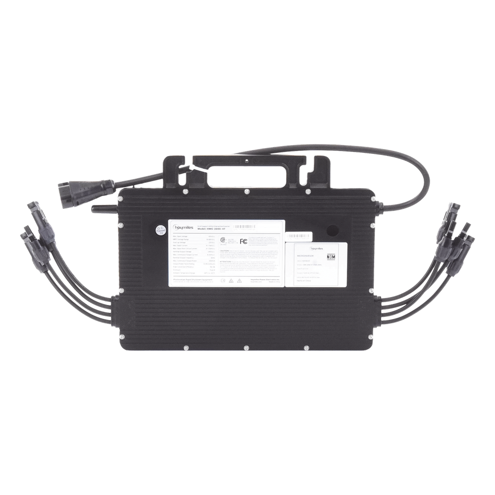 Microinversor Hoymiles de 2kW 220V, para 4 módulos de hasta 670W, HOYMILES 2