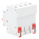 Interruptor termomagnético 4P 25A, Corriente Directa 1000Vcd para Aplicación Fotovoltaica Montaje Riel DIN 4