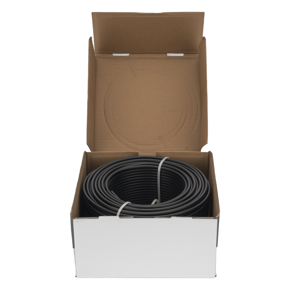 Cable Fotovoltaico Negro / Cobre Estañado / 6mm² (10AWG) / 2000V / Rollo de 100m / UL 4703 y TUV / EPCOM POWERLINE 2