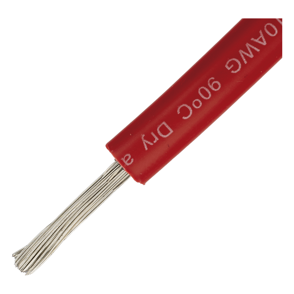 Cable Fotovoltaico Rojo  / 16mm² (6AWG) / Material COBRE / 2000V / Rollo de 50 m EPCOM POWERLINE 4