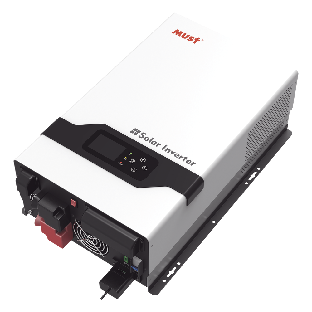 Inversor Cargador / 5 kW / 48 Vcd / 120-220 Vca / Onda Sinusoidal Pura / MPPT 80 A / Baterías Litio-Gel-Plomo MUST 2