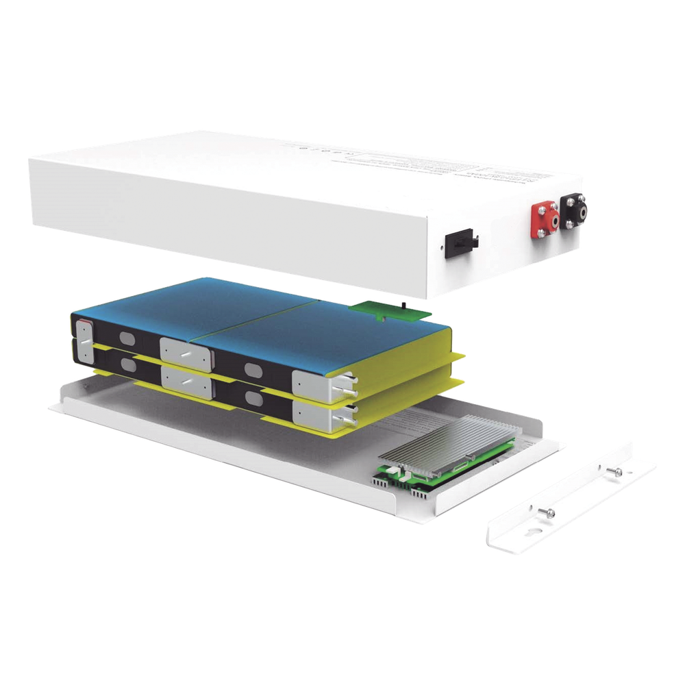 Batería de Litio Ciclo Profundo, 12.8Vcc 100Ah LiFePO4 Case Metálico, Máximo 80A de Descarga, Epcom by Ritar 2