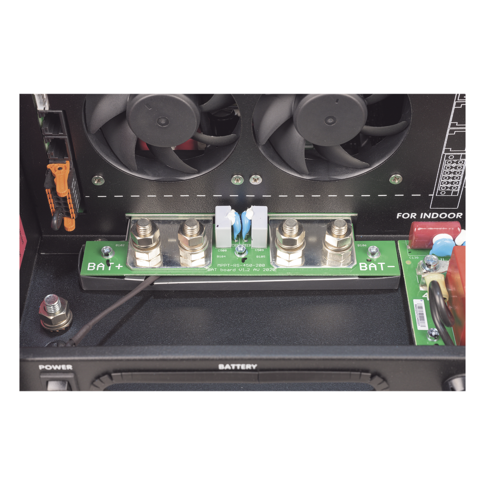 Controlador Solar MPPT 100A, SmartSolar MPPT RS 450/100-MC4, Voltaje: 48 Vcc. VICTRON 4