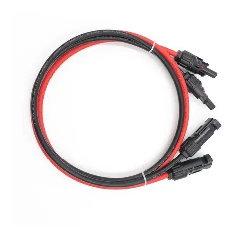 Par de Cables de Extensión de 2M MC4 para Panel Fotovoltaico
