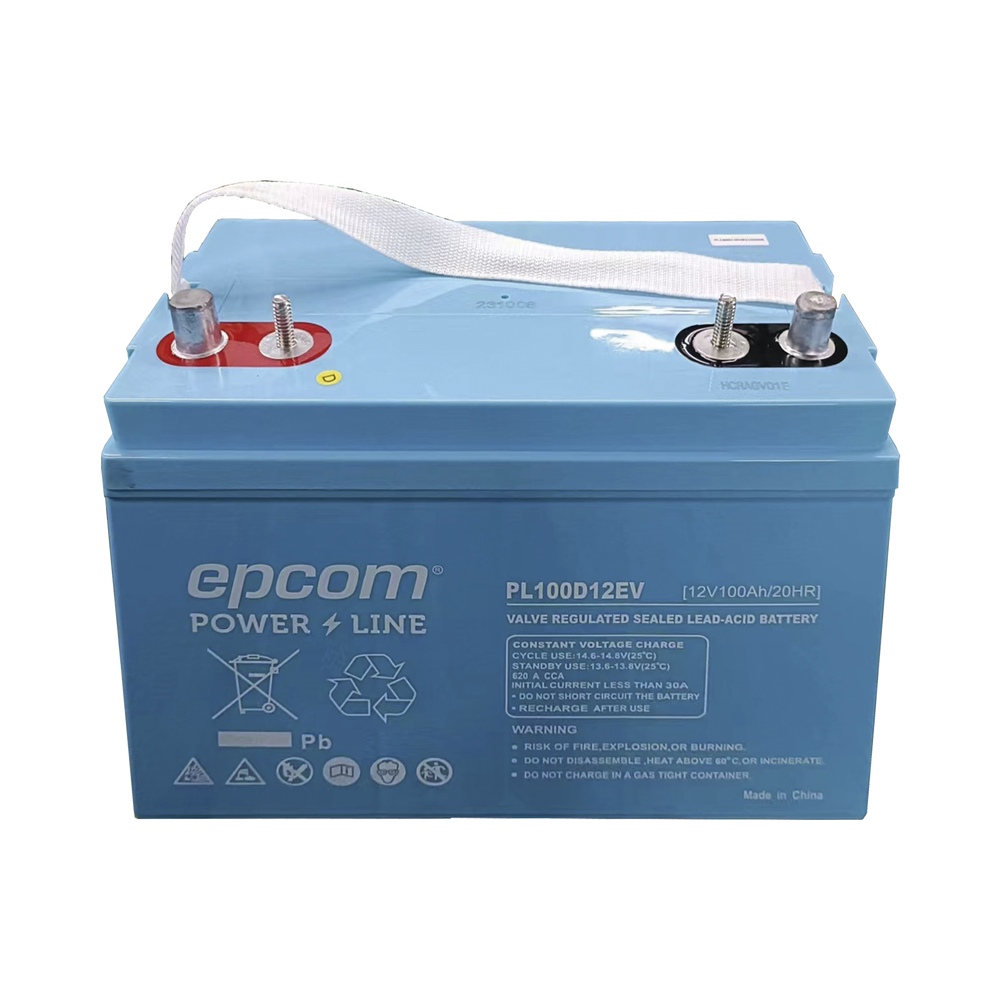 [PL100D12EV] Batería Ciclo Profundo AGM-VRLA 12V 100Ah para uso Marino / Autos Electricos/ Carritos Golf