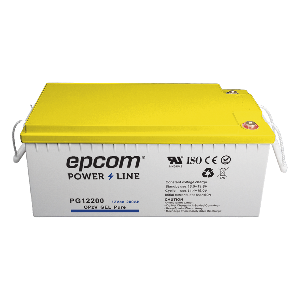 [PG12200] Batería de GEL PURO OPzV / 12V @ 200Ah / Ciclo profundo / Uso en Aplicaciones Fotovoltaicas y de Respaldo