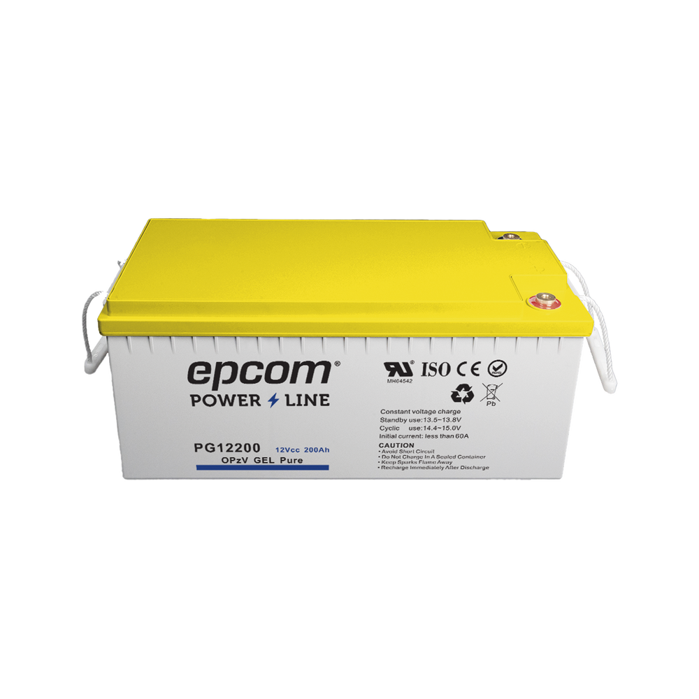 [PG12200] Batería de GEL PURO OPzV / 12V @ 200Ah / Ciclo profundo / Uso en Aplicaciones Fotovoltaicas y de Respaldo