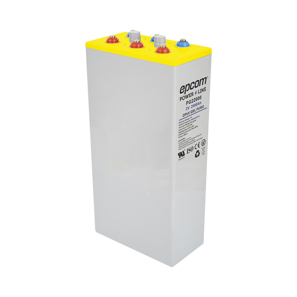 [PG22000] Batería de GEL PURO OPzV / 2V @ 2000Ah / Ciclo profundo /Uso en Aplicaciones Fotovoltaicas y de Respaldo