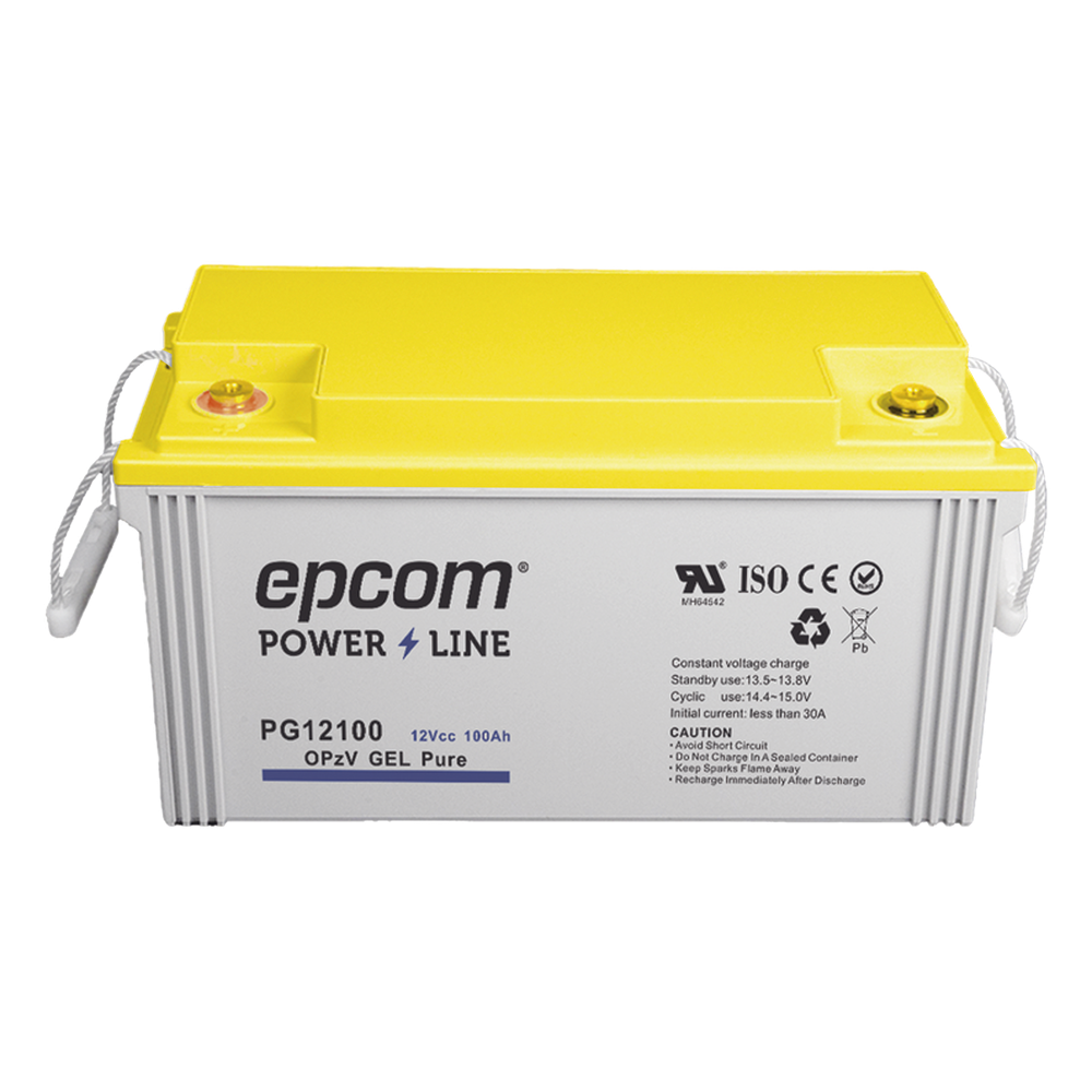 [PG12100] Batería de GEL PURO OPzV / 12V @ 100Ah / Ciclo profundo / Uso en Aplicaciones Fotovoltaicas y de Respaldo