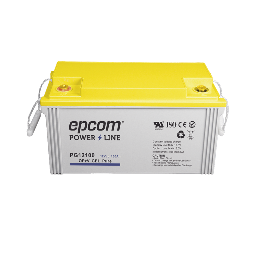 [PG12100] Batería de GEL PURO OPzV / 12V @ 100Ah / Ciclo profundo / Uso en Aplicaciones Fotovoltaicas y de Respaldo