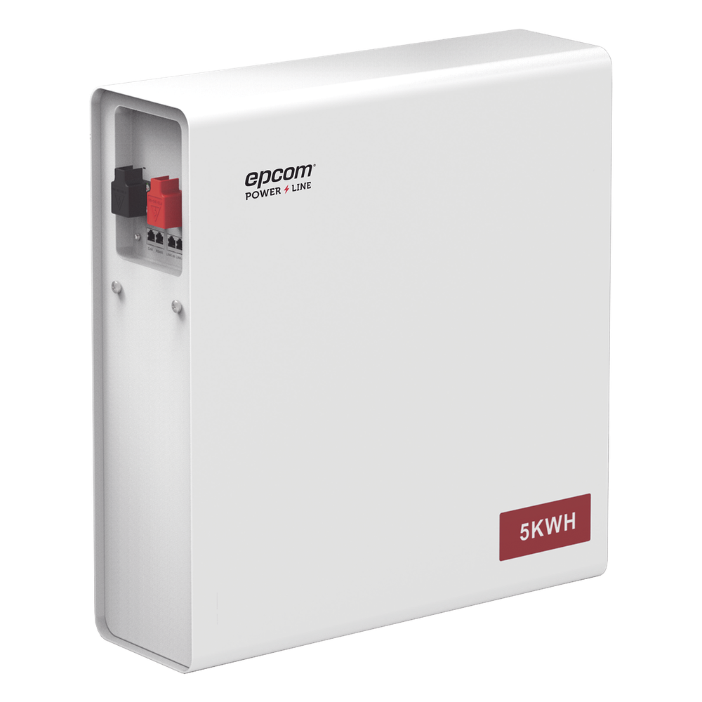 [RES1005K] Batería de Litio (LiFePO4) de 5kwh, 51.2Vcc, 100Ah, IP65 Exterior, (48V), Epcom by Ritar