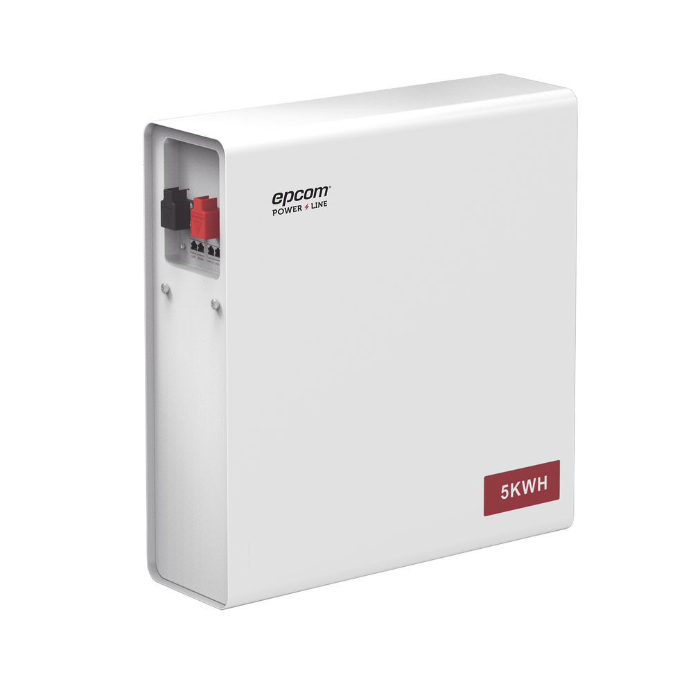 Batería de Litio (LiFePO4) de 5kwh, 51.2Vcc, 100Ah, IP65 Exterior, (48V), Epcom by Ritar