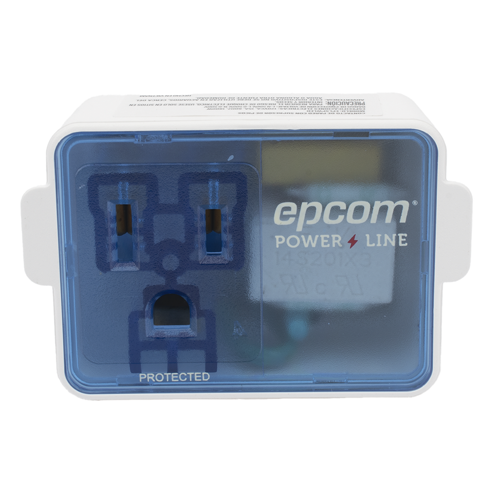 [EPLSPWLED] Portable Wall Mount Surge Protector / 120 Vac / 1800 W / 540 Joules