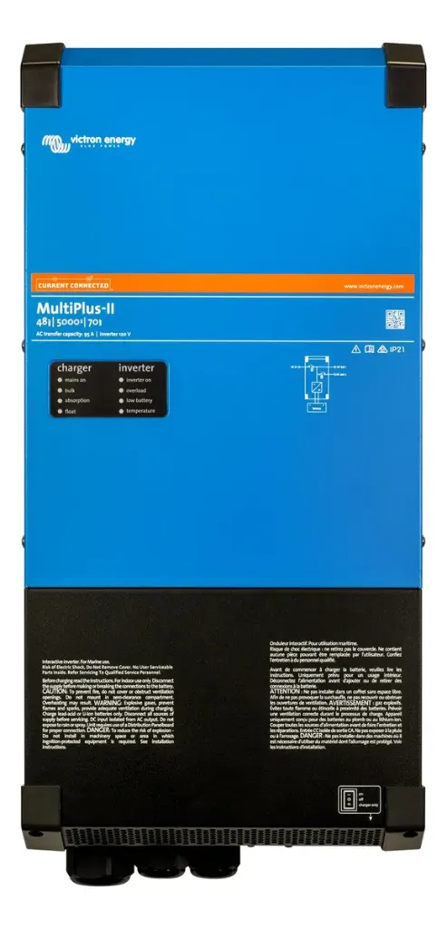 [PMP482505110] Inversor Cargador MultiPlus-II 48/5000/70-95 120Vca / Entrada 48Vcd / Salida 5kVA, VICTRON