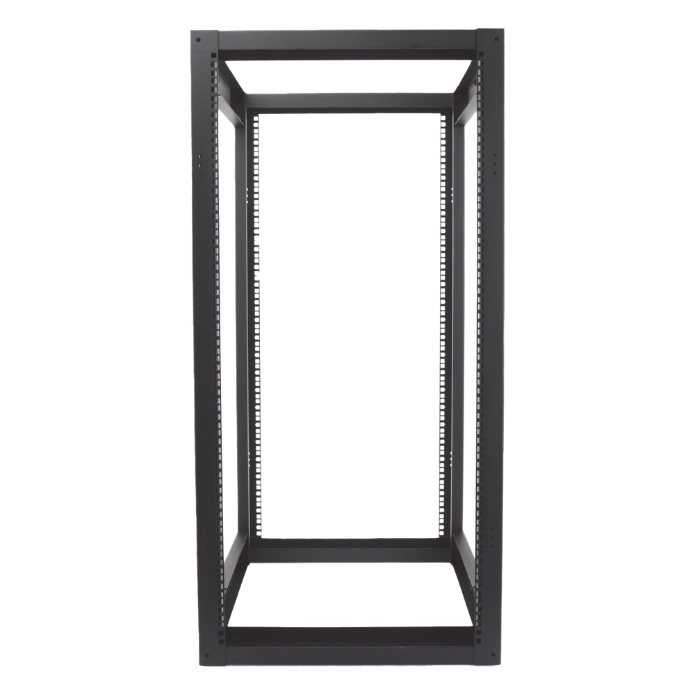 [EI-QR-3224-R2] Rack Estándar 19" de 4 Postes, Acero, 24 Unidades, 400kg,  Profundidad Ajustable. LINKEDPRO BY EPCOM
