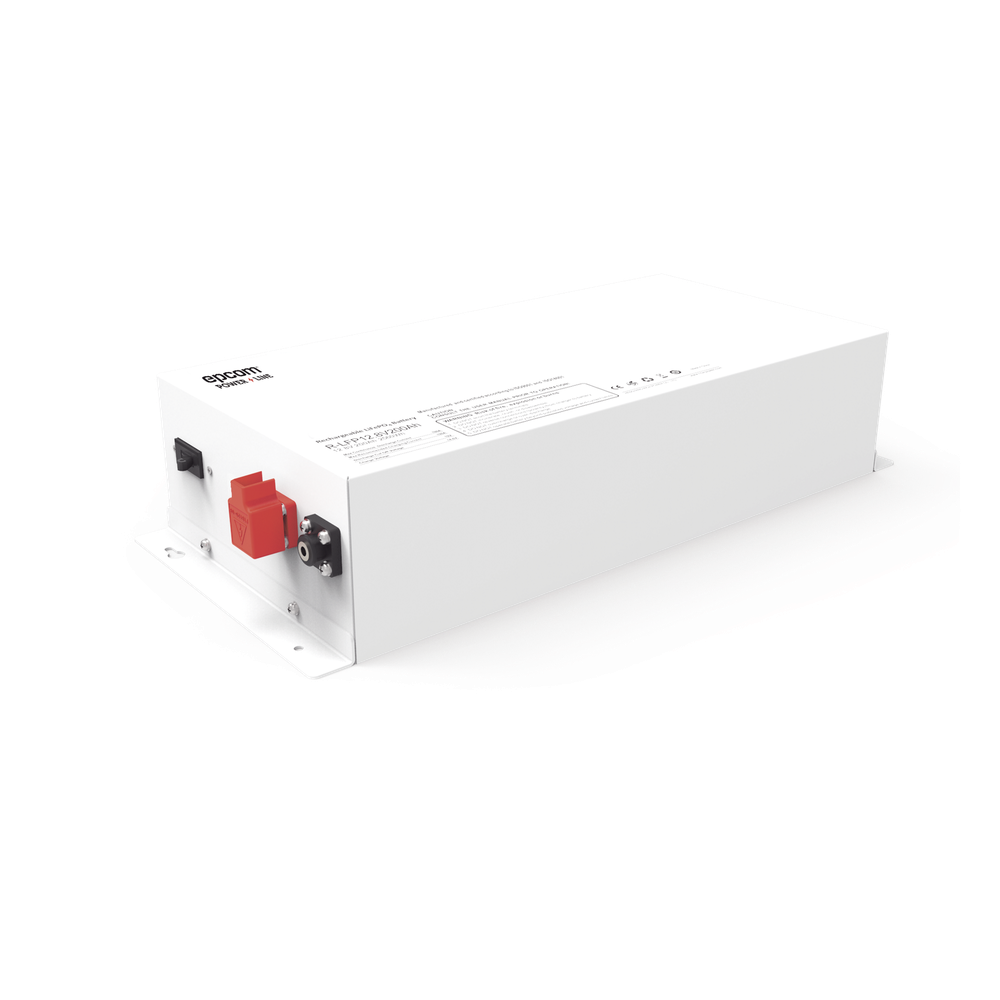 Batería de Litio Ciclo Profundo, 12.8Vcc 200Ah (LiFePO4 case Metalico), Máximo 100A de Descarga, Epcom by Ritar