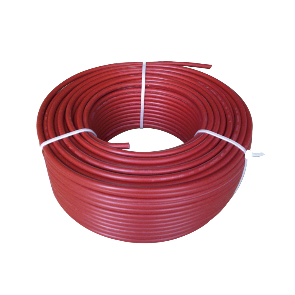 Red Photovoltaic Cable / 10mm² (8AWG) / COPPER Material / 2000V / 50 meter Roll. EPCOM POWERLINE