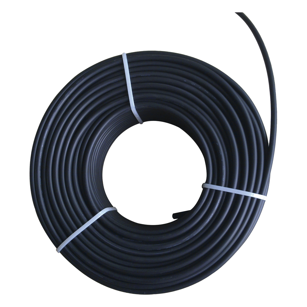 Cable Fotovoltaico Negro / 10mm² (8AWG) / Material COBRE /  2000V / Rollo de 50 metros. EPCOM POWERLINE
