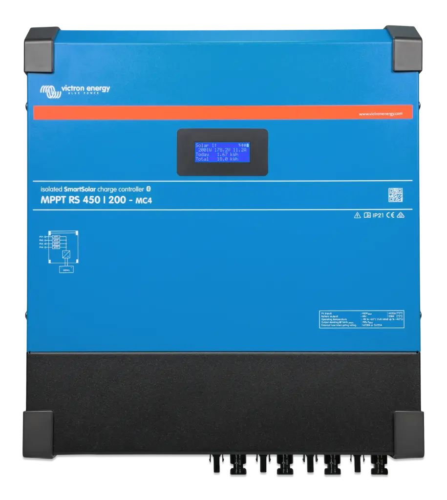 [SCC145120512] Controlador Solar MPPT 200A, Voltaje: 48 Vcc. SmartSolar MPPT RS 450/200-MC4, VICTRON