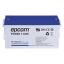 Batería 12 Vcc / 150 Ah / UL / Tecnología AGM-VRLA / CICLO PROFUNDO / Uso en aplicación fotovoltaica / terminales T5 EPCOM POWERLINE