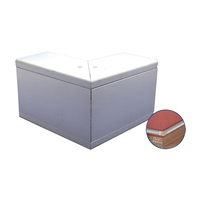 [INKA-100-EE] Esquinero exterior de aluminio,  para canaleta INKA100 (8110-80001) THORSMAN