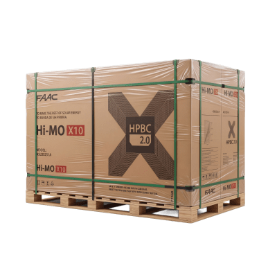 [LR772HVH645M/36PALLET] Tarima con 36 paneles de 645W, HPBC 2.0, Monocristalino LONGI