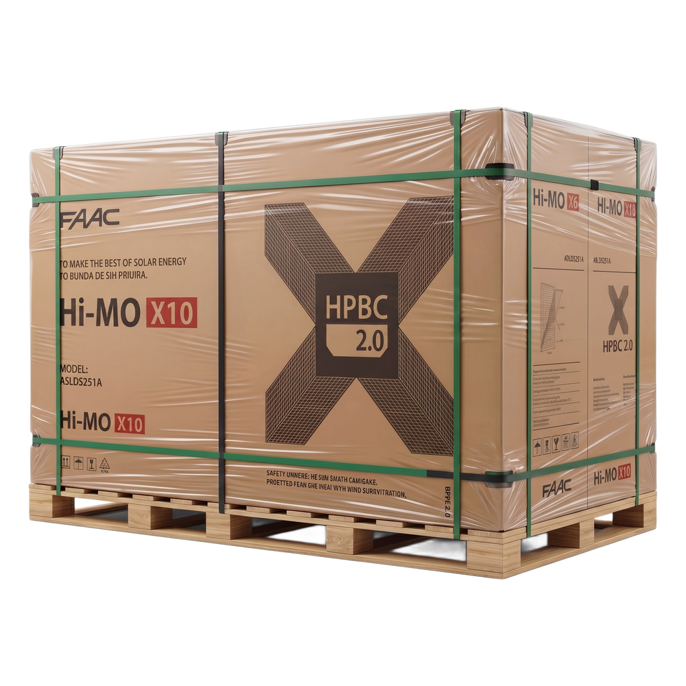 [LR772HVHF645M/35PALLET] Pallet with 36 panels of 645W, HPBC 2.0 ANDTIDUST, Monocrystalline LONGI