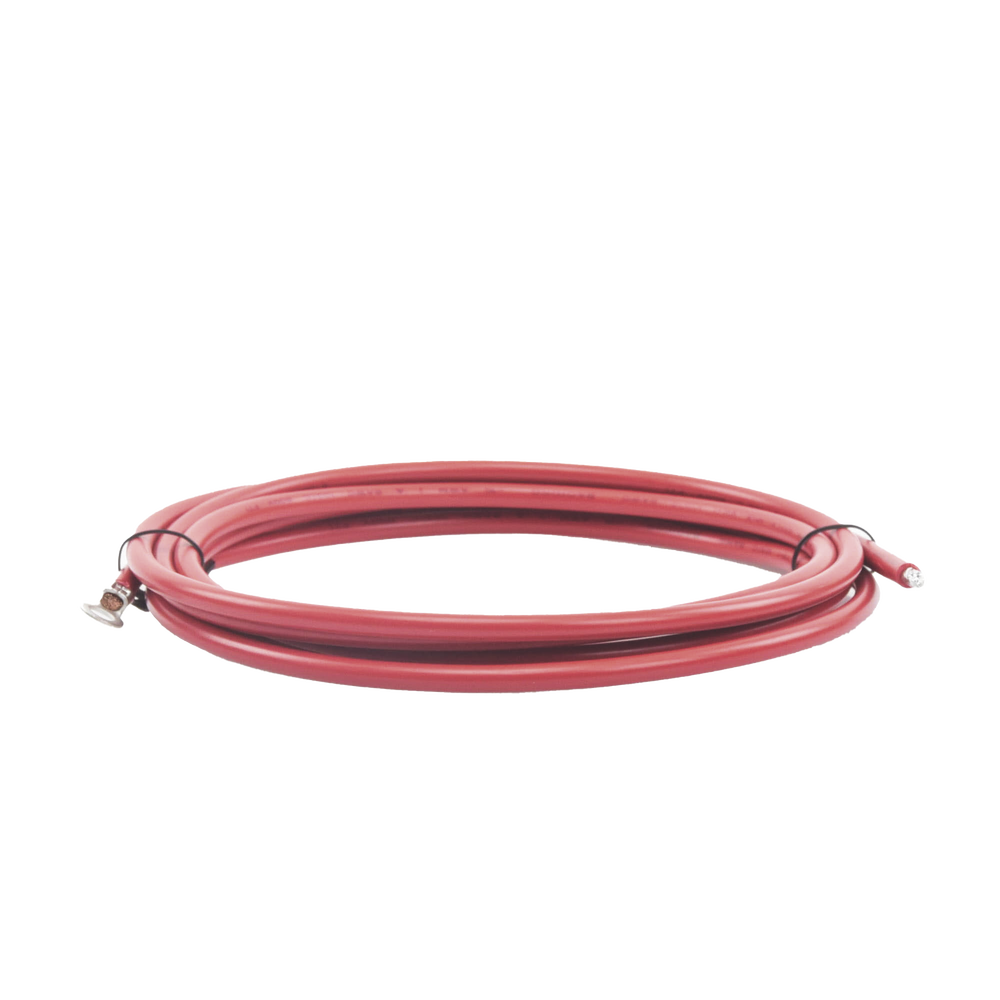 [CBL-8AWG-3R] Cable para Controlador 3.0 m, Rojo, Calibre 8 AWG con Terminal de Ojo en un Extremo
