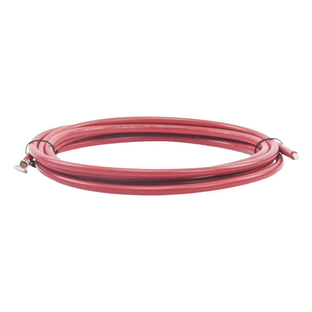 [CBL-8AWG-3R] Cable para Controlador 3.0 m, Rojo, Calibre 8 AWG con Terminal de Ojo en un Extremo