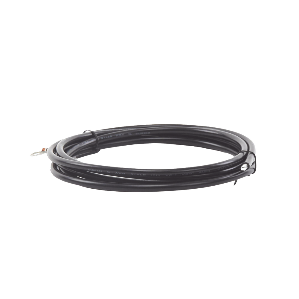 Controller Cable, 3.0 m, Black, 8 AWG Gauge with Ring Terminal on One End