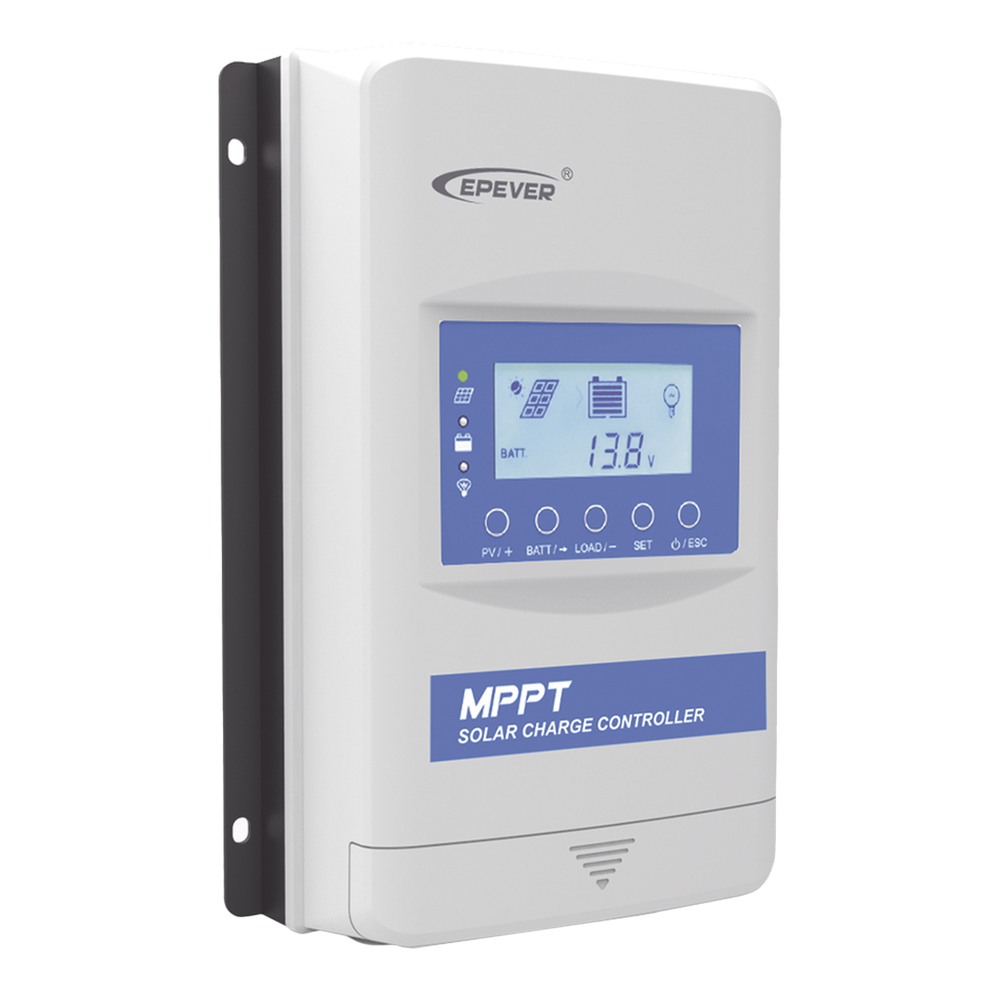 Controlador Solar MPPT 30A 12/24V, Máximo Voltaje de Circuito Abierto Voc 100Vcd, EPEVER