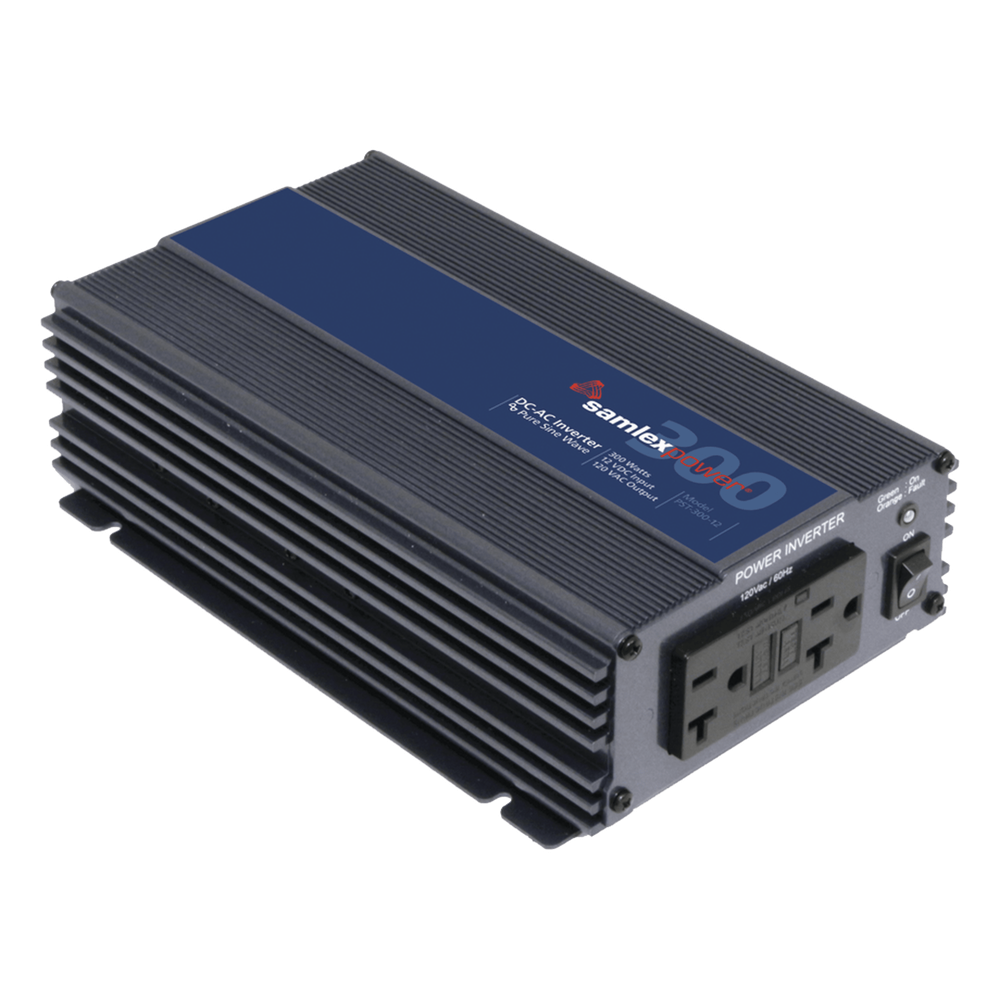 [PST-300-24] Inversor de Corriente Onda Pura 300W, Entrada 24V, Salida 120Vca, SAMLEX