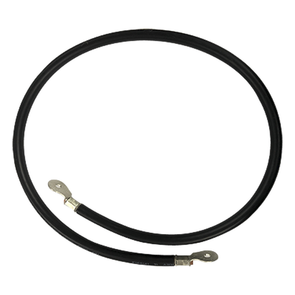 [CBL-AWG2-1B] Cable para Baterías, 1 m, Negro, Calibre 2 AWG con Terminales de Ojo en Ambos Extremos