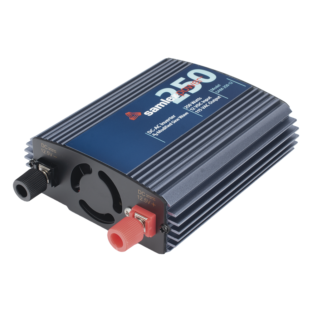 Inversor de Corriente (CD-CA) Potencia Nominal 250 W, Ent:12Vcd, Sal: 115Vca 60 Hz, SAMLEX