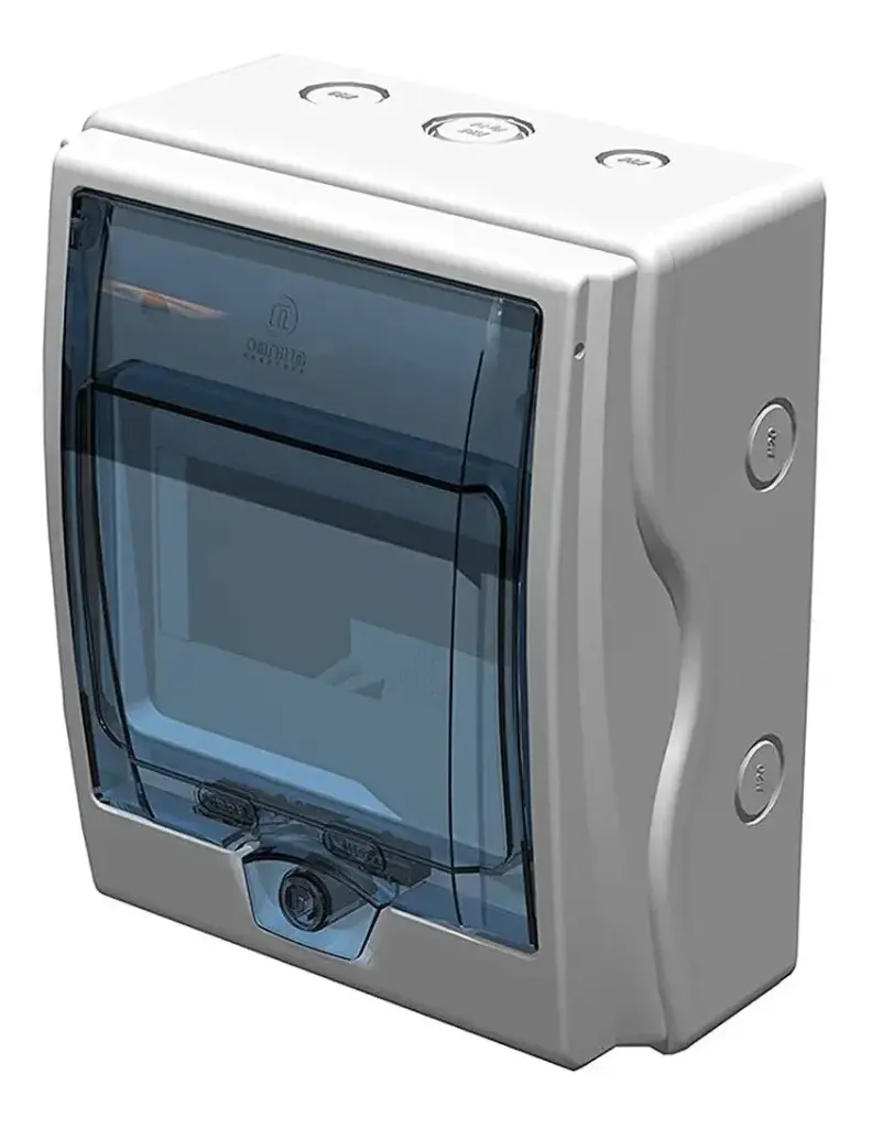 [SP6506] 6 Module DIN Rail Plastic Box IP65 Omnium