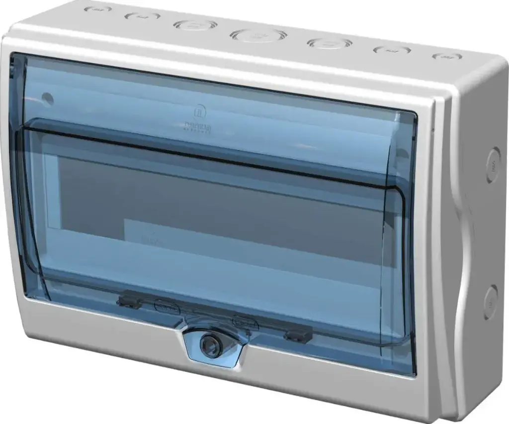 [SP6512] 12 Module DIN Rail Plastic Box IP65 Omnium