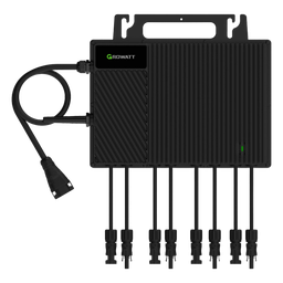 Microinversor de 2.5kw On-Grid para paneles de +700w, 4 MPPT, Imp: 18A, Isc: 20A, RF, IP67, NEO2500M-X2, GROWATT